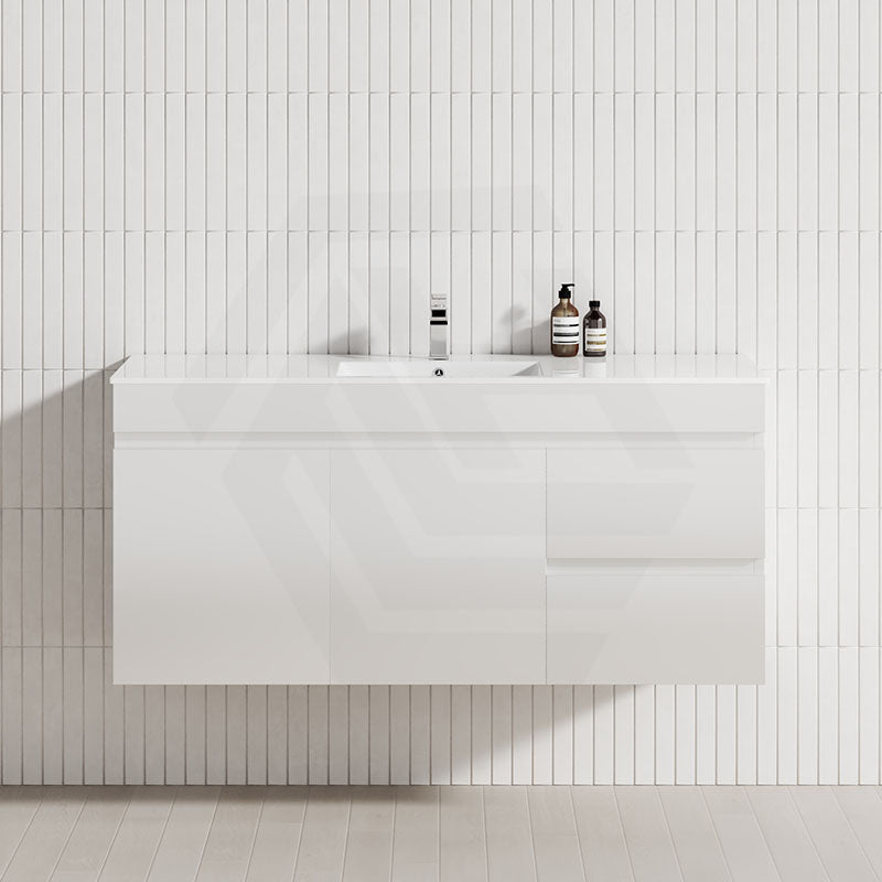 2-Drawer, 2-Door 900/1200mm Wall Hung Bathroom Floating Vanity Single Bowl Multi-Colour Cabinet Only