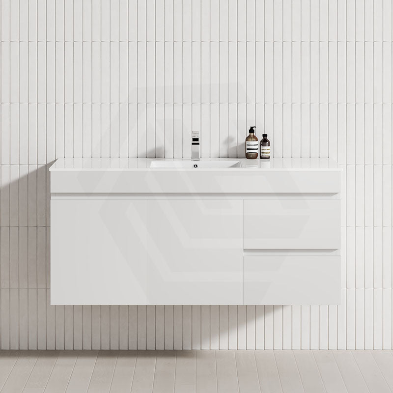 2-Drawer, 2-Door 900/1200mm Wall Hung Bathroom Floating Vanity Single Bowl Multi-Colour Cabinet Only