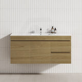 2-Drawer, 2-Door 900/1200mm Wall Hung Bathroom Floating Vanity Single Bowl Multi-Colour Cabinet Only