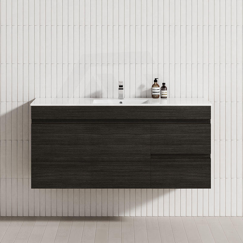 2-Drawer, 2-Door 900/1200mm Wall Hung Bathroom Floating Vanity Single Bowl Multi-Colour Cabinet Only