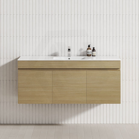 3-Door 900/1200mm Wall Hung Bathroom Floating Vanity Multi-Colour Cabinet Only