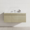 3-Door 1200mm MDF Board Wall Hung Bathroom Floating Vanity Only For Single/Double Bowls Variant Color Available