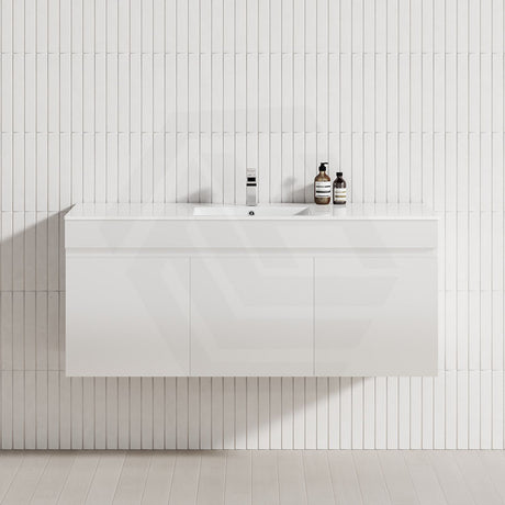 3-Door 900/1200mm Wall Hung Bathroom Floating Vanity Multi-Colour Cabinet Only