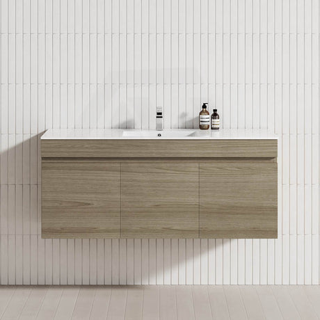 3-Door 900/1200mm Wall Hung Bathroom Floating Vanity Multi-Colour Cabinet Only