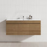 3-Door 1200mm MDF Board Wall Hung Bathroom Floating Vanity Only For Single/Double Bowls Variant Color Available