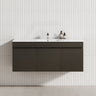3-Door 1200mm MDF Board Wall Hung Bathroom Floating Vanity Only For Single/Double Bowls Variant Color Available
