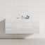 4-Drawer 2-Door 1500mm Wall Hung Bathroom Floating Vanity in Gloss White