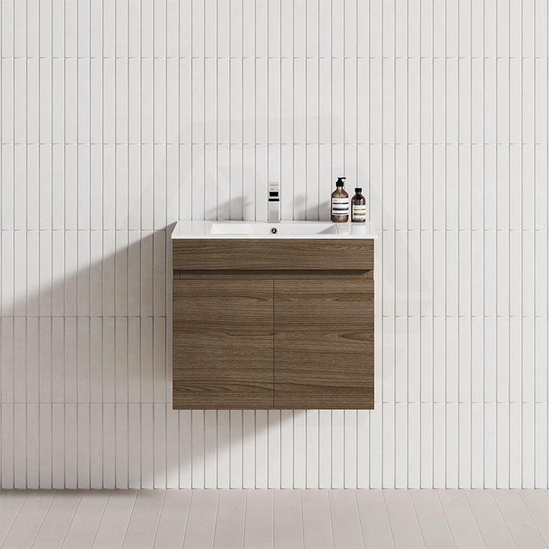 MCH 600mm Notaio Walnut Wall Hung Vanity