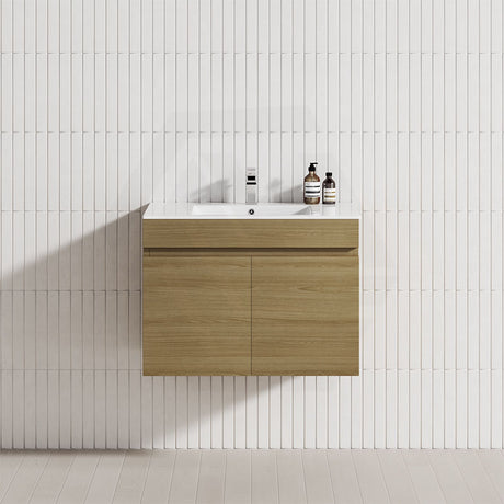2-Door Narrow 600/750/900mm Bathroom Floating Narrow Vanity Multi-Colour Cabinet Only
