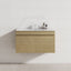 Tuross Oak 900mm Wall Hung Bathroom Floating Vanity with 2-Door