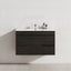MCH 900mm Shannon Oak Wall Hung Vanity with Right Side Drawers