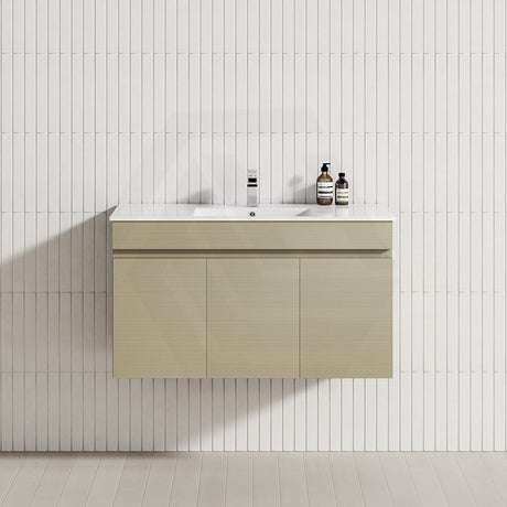 3-Door 900/1200mm Wall Hung Bathroom Floating Vanity Multi-Colour Cabinet Only