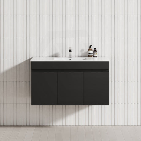 3-Door 900/1200mm Wall Hung Bathroom Floating Vanity Multi-Colour Cabinet Only