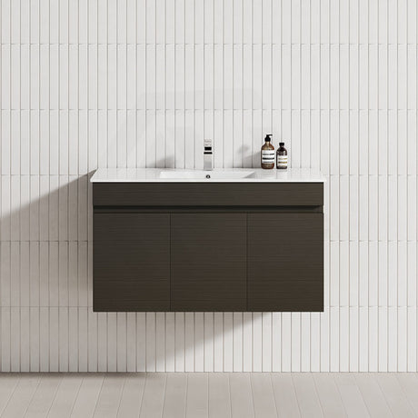 3-Door 900/1200mm Wall Hung Bathroom Floating Vanity Multi-Colour Cabinet Only