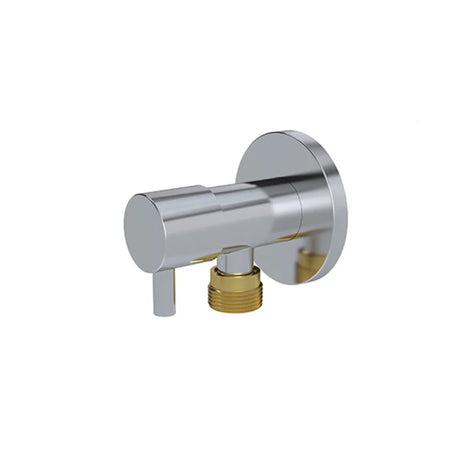 Meir Solid Stainless Steel Round Mini Stop Cistern Tap Variant Colour Available