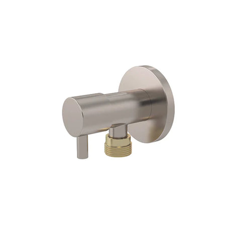 Meir Solid Stainless Steel Round Mini Stop Cistern Tap Variant Colour Available