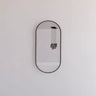 450/600/700/900/1200Mm Bathroom Black Framed Oval Mirror Wall Mounted Mirrors