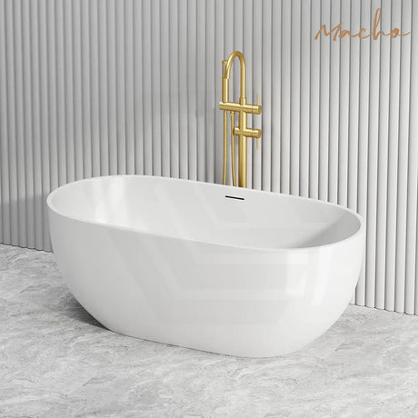 Moah Oval Freestanding Bathtub Acrylic Overflow 1300/1400/1500/1700mm - Variant Colour Available