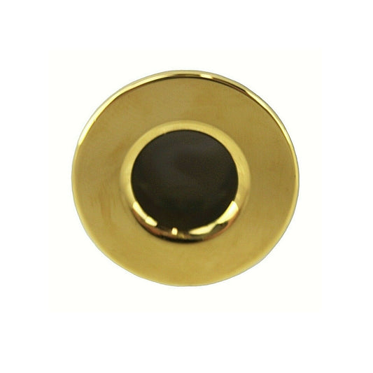 G#1(Gold) Brass Basin Sink Overflow Ring Yellow Gold