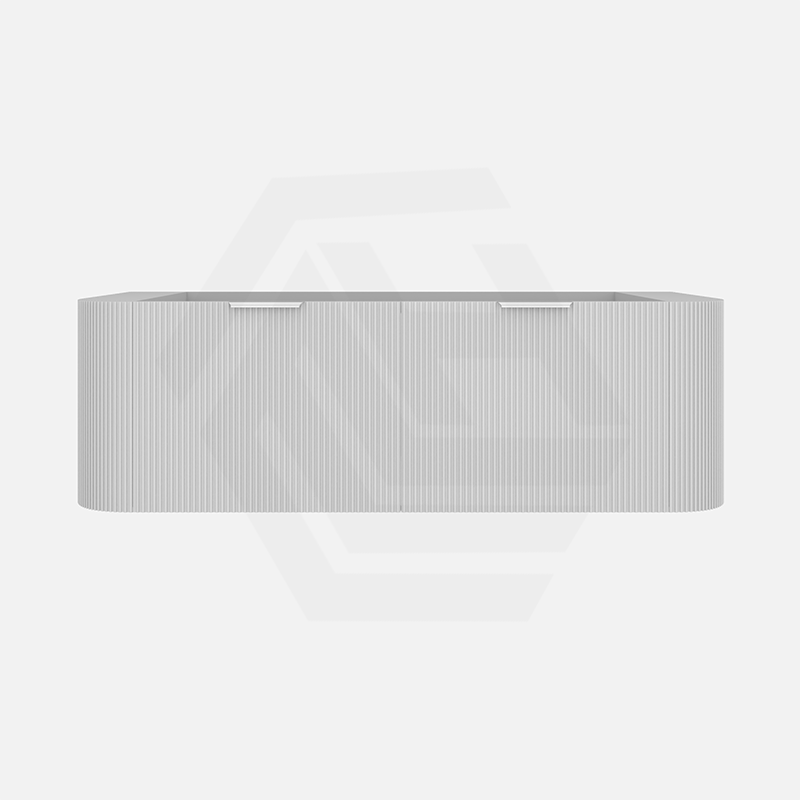 1800mm Ceto Avalon Matt White/Black Double Bowls Wall Hung Bathroom PVC Vanity