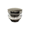 N#2(Nickel) 40Mm Brushed Nickel Solid Brass Bathtub Mushroom Pop Up Waste Drain No Overflow Wastes