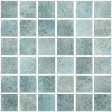 Onix Penta Pure Paleaqua Glass Gloss Mosaic Tile 310x310mm Sheet (50x50mm Chip Piece)