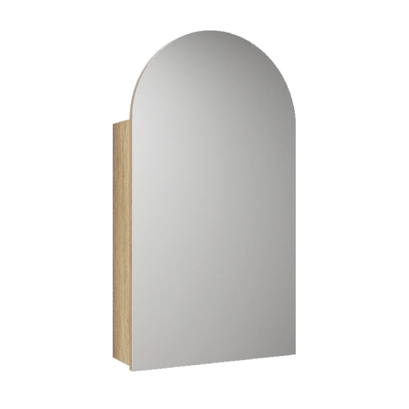 500X900Mm Canterbury Wall Hung Arch Shaving Mirror Cabinet Carita Finish For Bathroom Cabinets