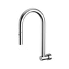 Chrome Stainless Steel Retractable Swivel Wall Spout