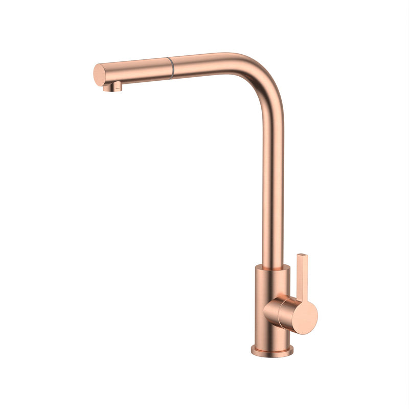 XCLAIMER XPRESSFIT Rose Gold Stainless Steel Straight Neck Retractable Mini Pull Out Mixer