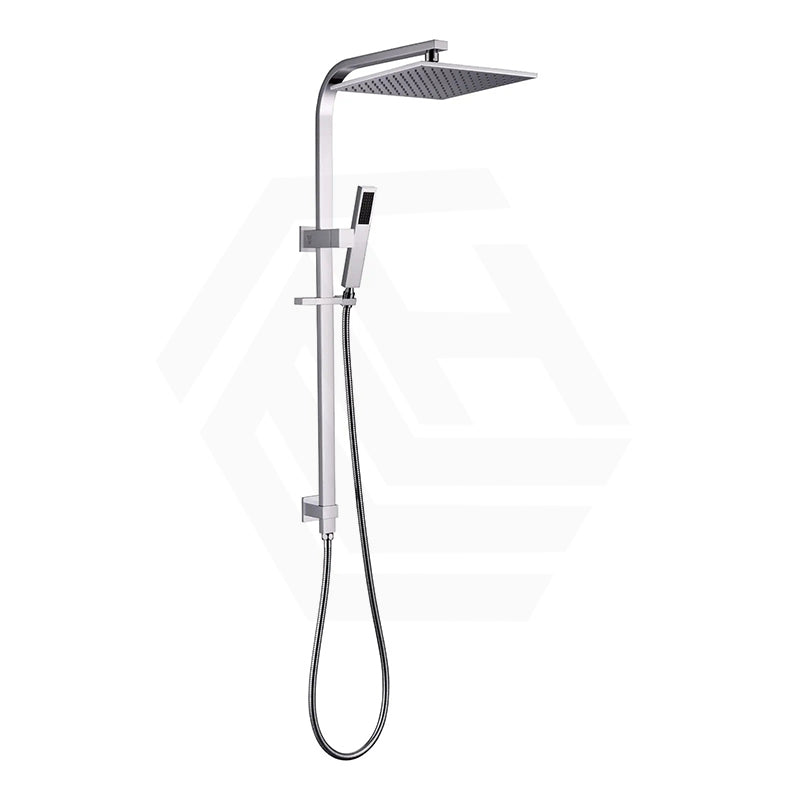 Norico Esperia 10 inch 250mm Square Twin Shower Station Top Water Inlet In Various Colour
