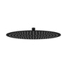 400Mm 16 Inch Stainless Steel Round Black Super-Slim Rainfall Shower Head Heads