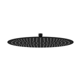 400Mm 16 Inch Stainless Steel Round Black Super-Slim Rainfall Shower Head Heads