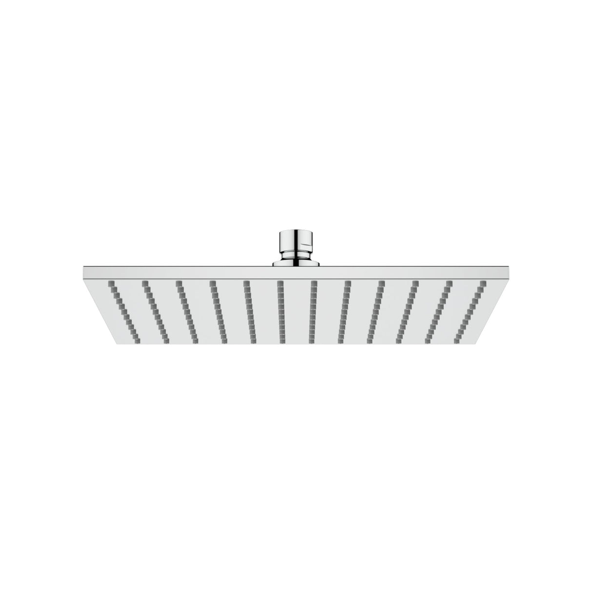 250Mm 10 Inch Solid Brass Square Chrome Led Rainfall Shower Head Heads