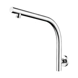 Round Goose Neck Wall Mounted Shower Arm Chrome Arms
