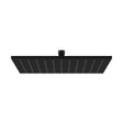 300Mm Matt Black Square Rainfall Shower Head Heads
