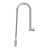 Chrome Stainless Steel Retractable Swivel Wall Spout Spouts