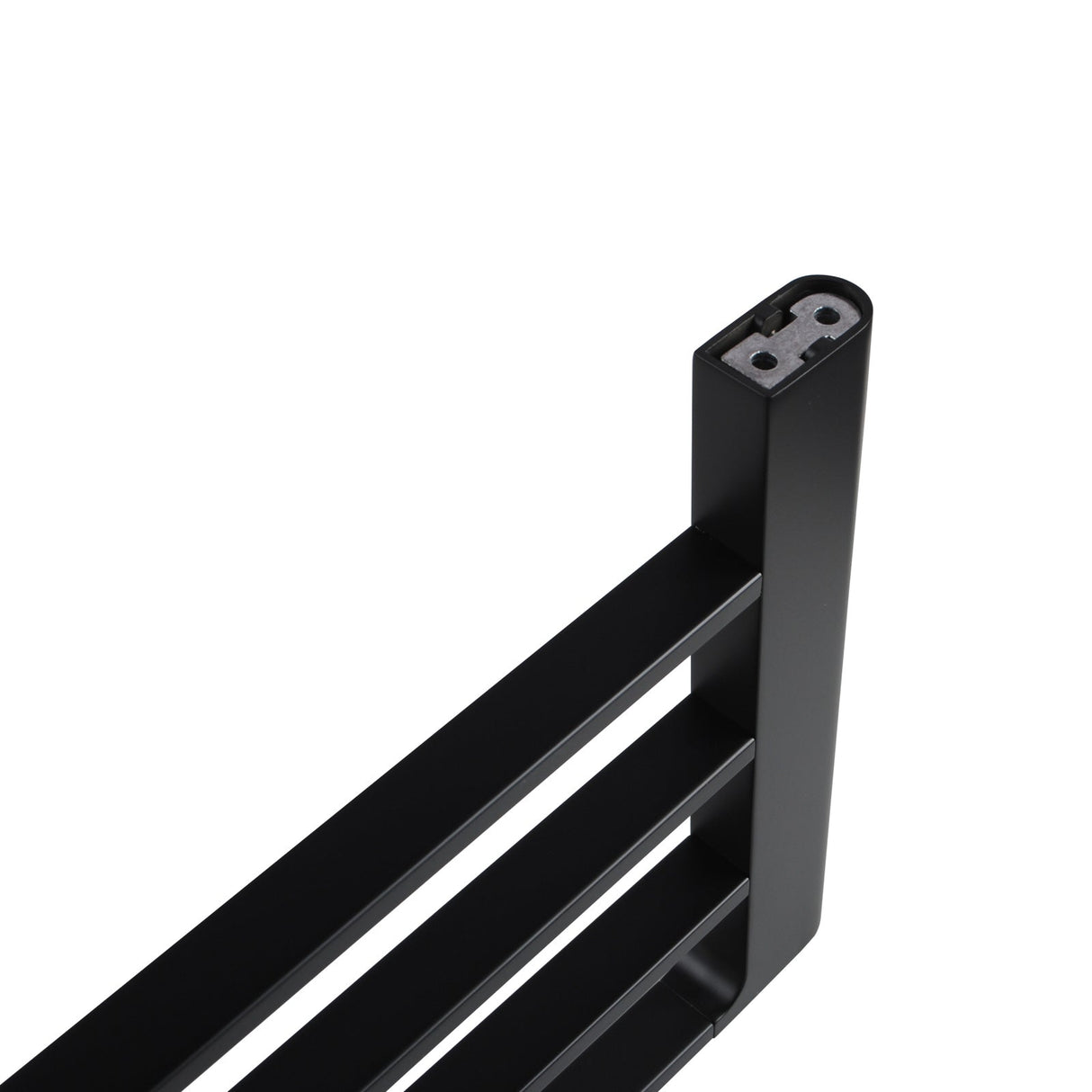 Quavo Black Towel Rack 600mm Brass 4 Bars Wall Mounted Bathroom Products