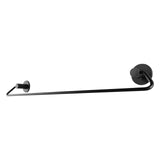 Zevi 600mm Self Adhesive Black Single Towel Rail Stainless Steel 304 Wall Mounted Drill Free