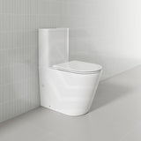 620x370x820mm Bathroom Rimless Toilet Suite Back To Wall White