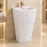 510x460x850mm Freestanding Ceramic Basin Floor Mounted With Tap Hole