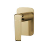G#1（金色）Norico Esperia 拉丝金色实心黄铜壁挂式龙头适用于淋浴和浴缸