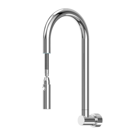 Chrome Stainless Steel Retractable Swivel Wall Spout Spouts