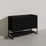 1200mm Bali Bathroom Freestanding Fluted Vanity with Drawers Single/Double Bowls In Various Colours