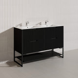 1200mm Bali Bathroom Freestanding Fluted Vanity with Drawers Single/Double Bowls In Various Colours