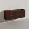 Bali Linear Wall Hung Bathroom Floating Vanity Fluted PVC Coating Cabinet 1500mm - In 5 Colours