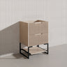 600mm Bali Bathroom Freestanding Fluted Vanity with Drawers Available In Colours