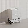 600mm Bali Bathroom Freestanding Fluted Vanity with Drawers Available In Colours