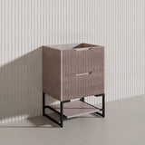 600mm Bali Bathroom Freestanding Fluted Vanity with Drawers Available In Colours