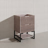 600mm Bali Bathroom Freestanding Fluted Vanity with Drawers Available In Colours