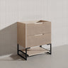 750mm Bali Bathroom Freestanding Fluted Vanity with Drawers Available In Colours